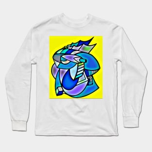 abstract cubism Long Sleeve T-Shirt